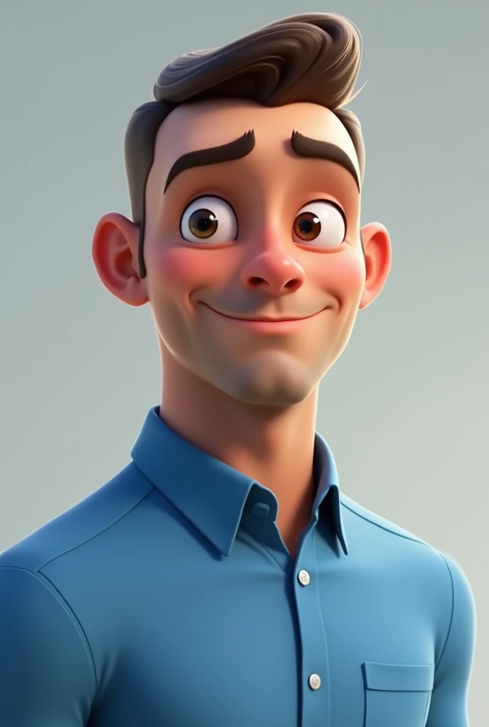 Cartoon character of a man animation character, shirtless cap Stylized character, animation style rendering, 3D stylized
