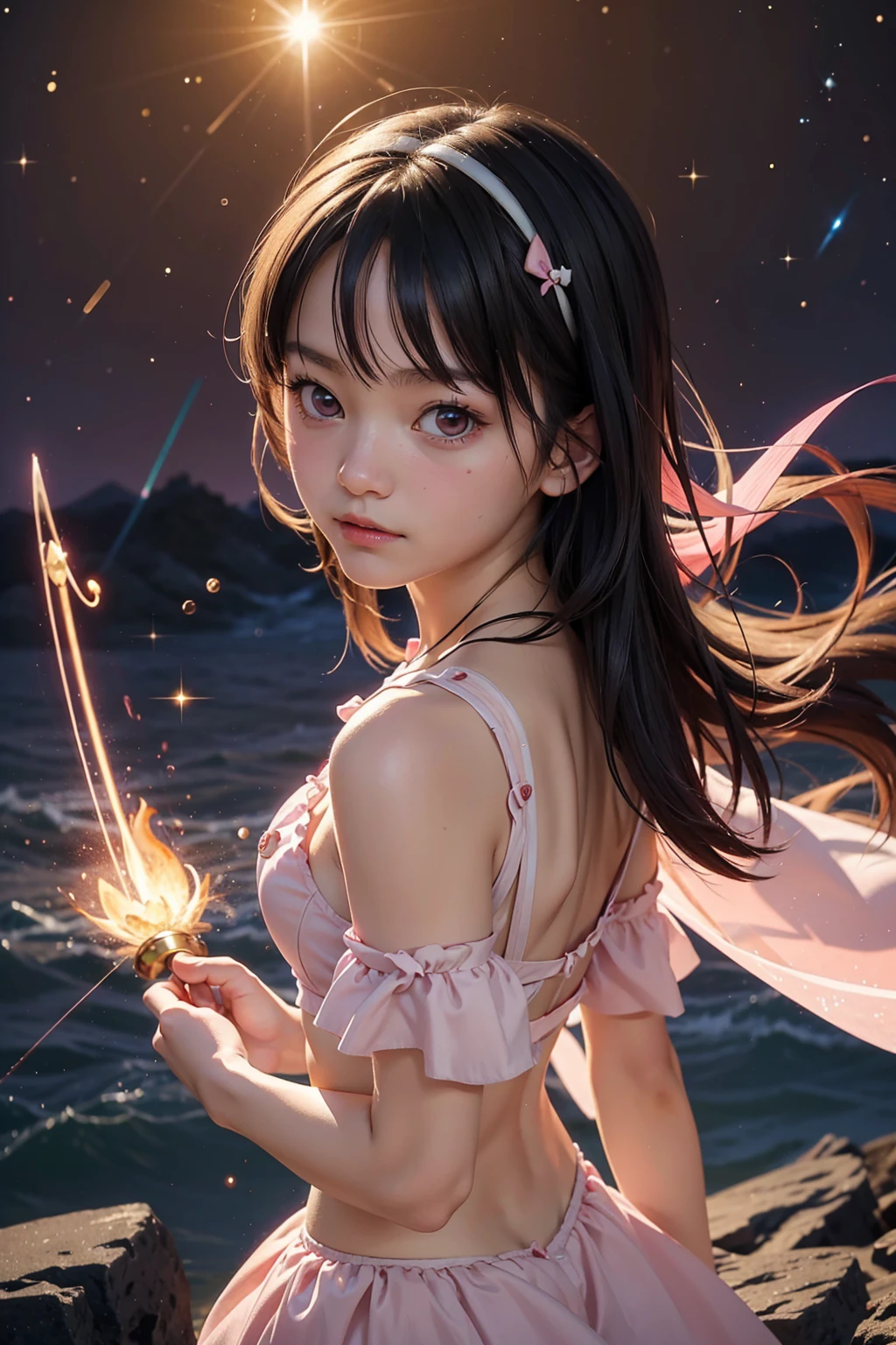 Puella Magi Madoka Madoka God form Magic wand Magic enchantment Magic attack