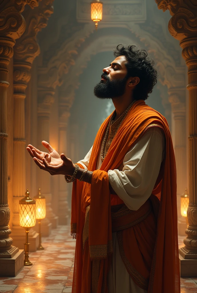 A Sufi man is dancing