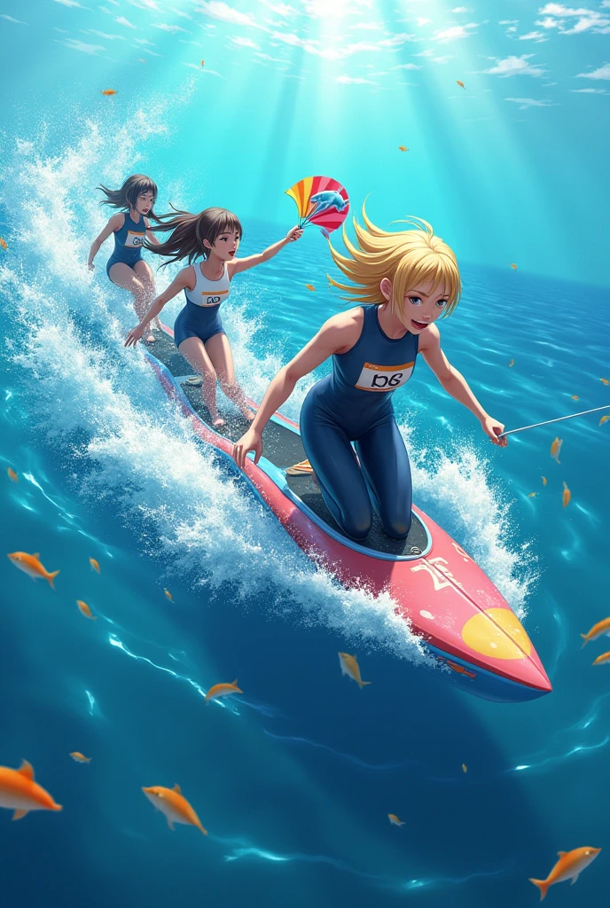 bratz kirstee and kaycee surfing