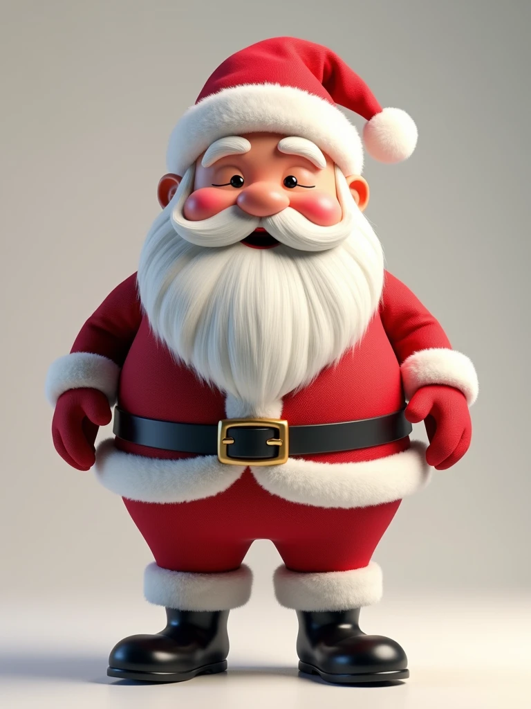 3D Santa Claus Mascot