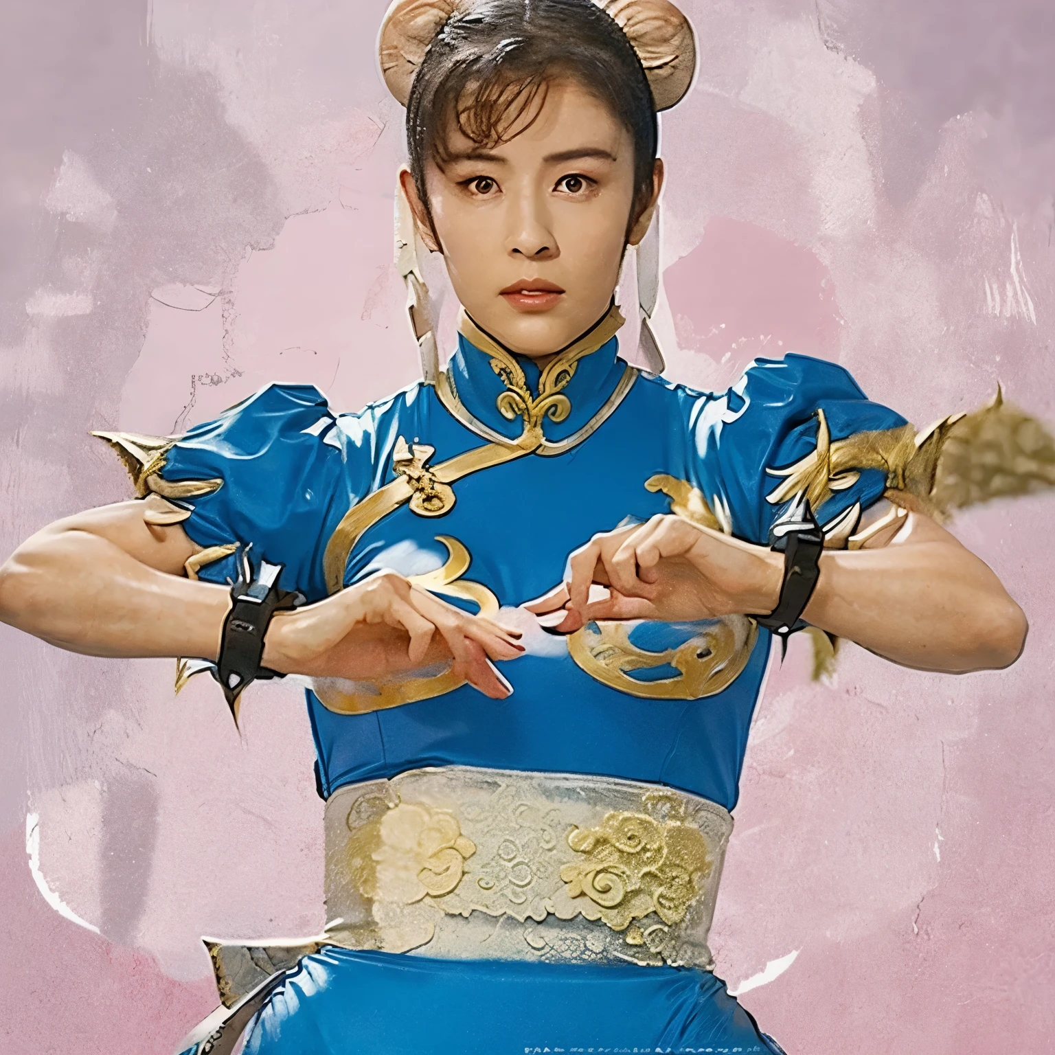 chun li,　Fighting Pose, I'm looking straight at this