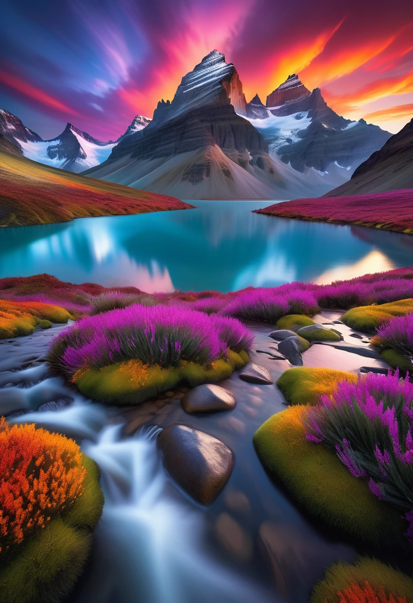 a high quality professional photo of "Jack is back" featuring vibrant colors in 8k resolution, 超detailded, inspired by the world traveler theme, not in the style of Marc Adamus.