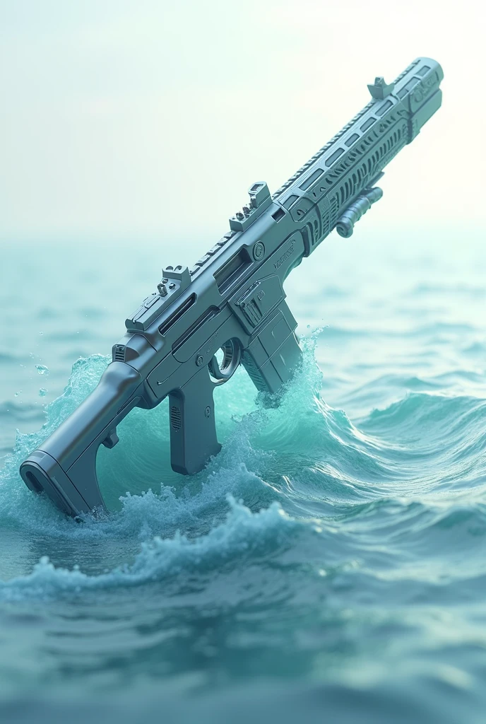 RAW photo, glock 19-shaped (water:1.3) pistol, fun for the whole family, 8k uhd, dslr, soft lighting, high quality, film grain