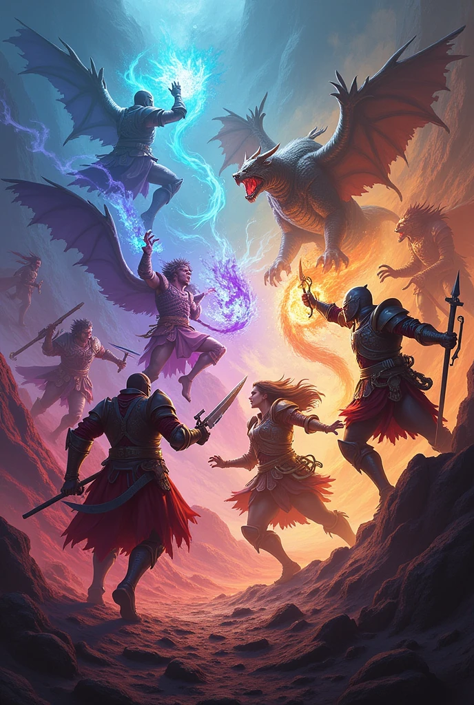Create a deck of battle cards - SeaArt AI