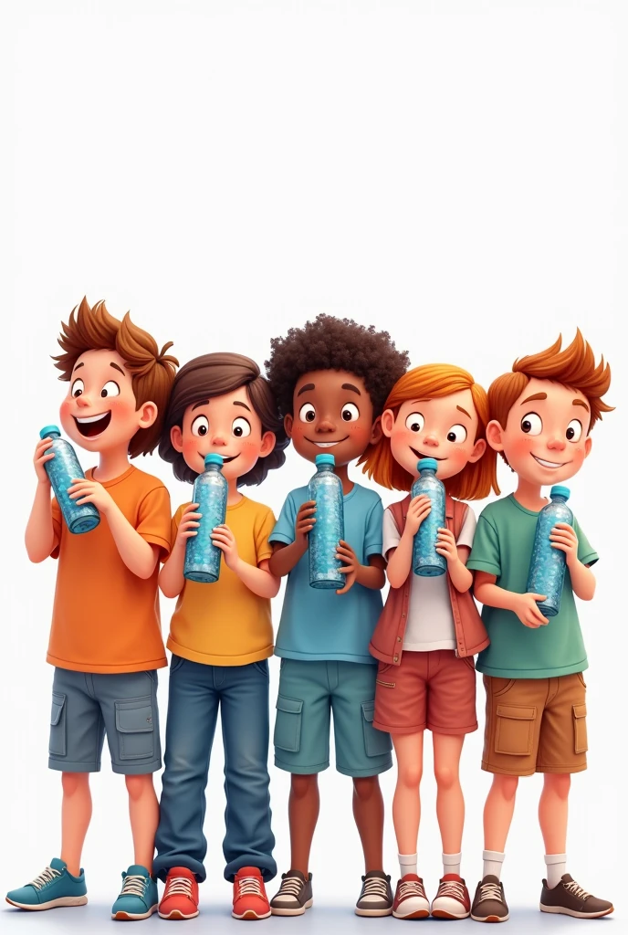 Children drink probiotics