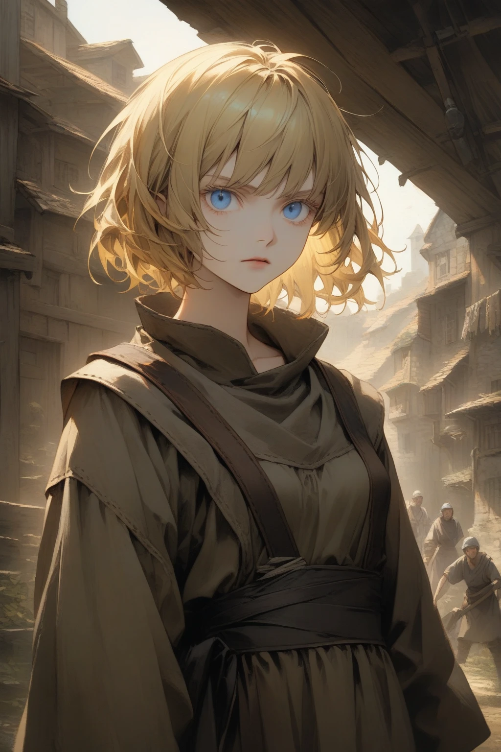 masterpiece, best quality,
highly detailed beautiful face and eyes,
newbie young,
Girl gladiator ,
Rookie fighter,
(emaciated:1.4),
(injured:0.9), (bloodshed:0.3), (dirty hair:1.3),
(broken cloth:1.7), (ripped cloth:1.5),
Slashing, crushing, punching, kicking, pouncing, killing,
abrasions, bruises,
(tunic:0.5), (dress:0.1), (armed:0.4),
(close-up:0.3), (full body:0.5),
(audience:0.0),
(Colosseum:0.8),
<lora:more_details:0.5>