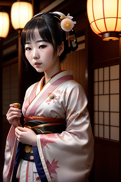 Maiko、Women under 20 years old，Kyoto、geisha、kimono、Honey，Real