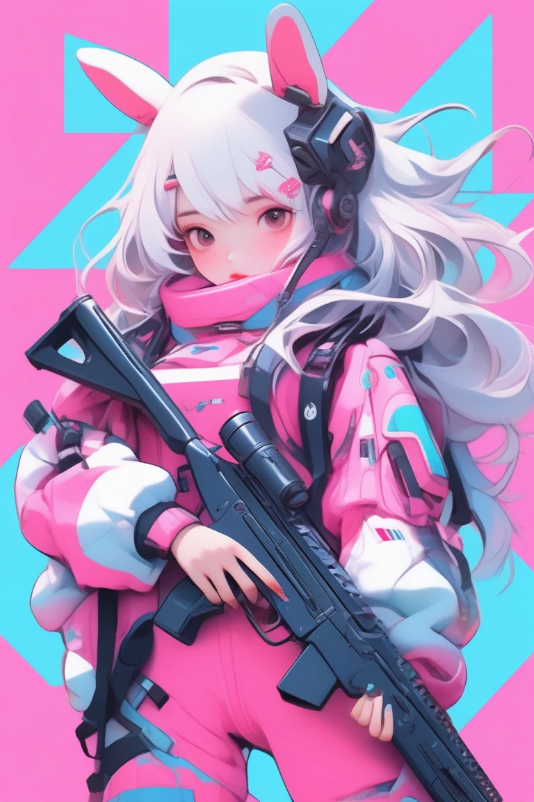 1 girl,alice (nikke),confident,soft ,ruines ,blush, bend over from the hip ,satnding,,resting elbows on a wall,rest gun,on wall,tight angle , fish fov ,thin body,thin legs,thin arms, hold a gun, full body shot,fight, gun pointing down, rifle in one hand, (holding gun correctly),berrat sniper rifle, aiming at viewer,relastic gun,high detail rifle,explosion,fire balls,hot ash in the air, BREAK
alicedef, twintails, very long hair, grey hair, fake animal ears, headset, pink eyes, pink bodysuit, shrug \(clothing\), multicolored gloves, latex
BREAK
((masterpiece)), (top quality), (best quality), (((ultra-detailed, 8k quality))), (large masterpiece digital art), (detailed line art), ((perfect anatomy)), extremely detailed body, extremely detailed finger, best hands, perfect face,perfect ears, beautiful face, (blush), extremely detailed eyes, ((expressive eyes)), gradient eyes, beautiful eyes,glowing eye pupils,perfect ears,perfect eyes, perfect fingers,perfect nails,
BREAK
(intricate background of scene decorations), apocalypse space,night atmosphere, rose Patels,lighting,moon light,street,pov eye,neon lights,fire balls,1explosion,hot ash arround character