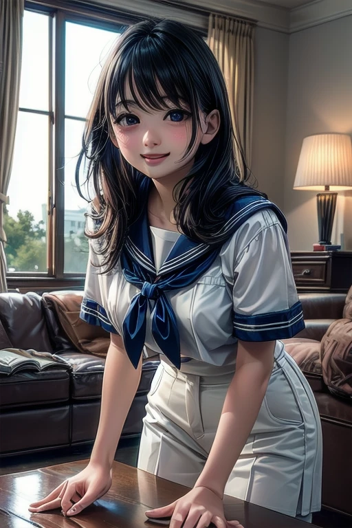Bar,1girll,twintails,brown hair,Qi bangs,curlies,maid,Flying,White sailor suit and short skirt,pink bows,-yeld fee model,Side,