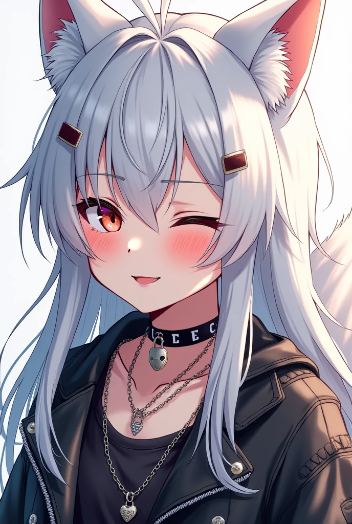 shy, embarrassed, blush, closed mouth, bright pupils, glint, red lips, nose blush, cat ears, longeyelashes, slit pupils, wide eyes, amber eyes, shiny hair, long hair, silver hair, high detail, anime, anime style, depth of field, cinematic lighting, ray tracing, masterpiece, accurate, anatomically correct, super detail, high details, high quality, best quality, highres, 4K