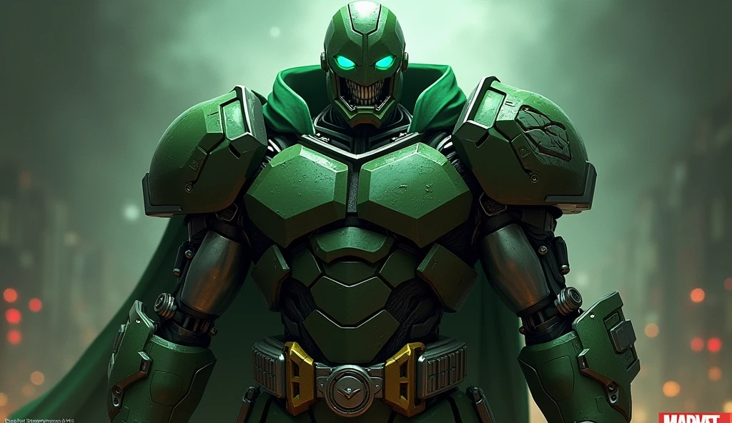 Dr. doom's exoskeleton suit illustration