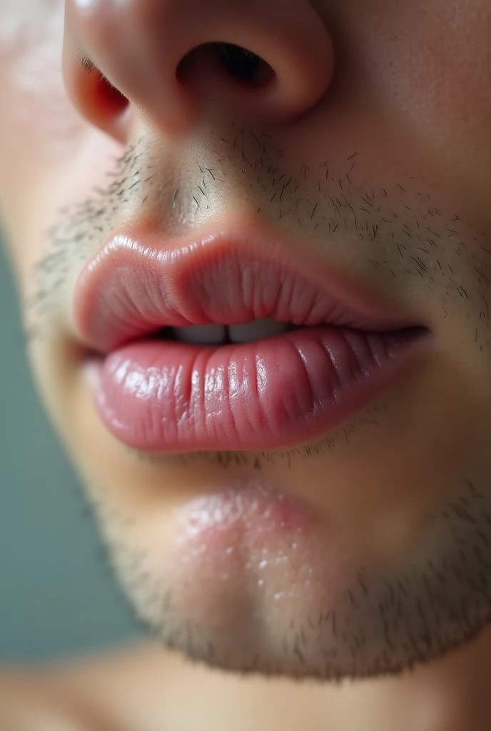Touching my penis and semen coming out and falling into another man's mouth like a gay porn scene