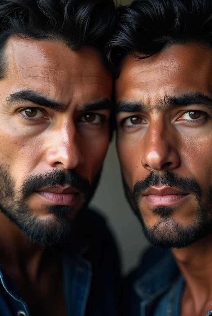 dois homens se beijando