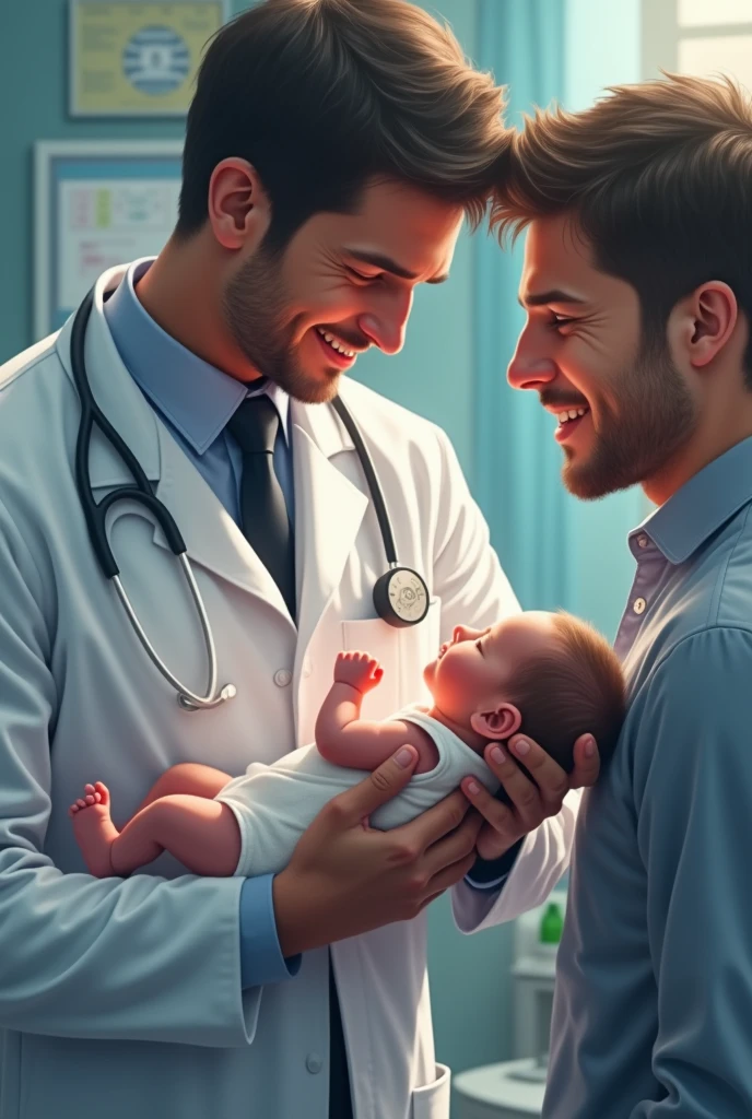 A 30 years old man, Dr. Mason is a pediatrician who give the treatment to baby.