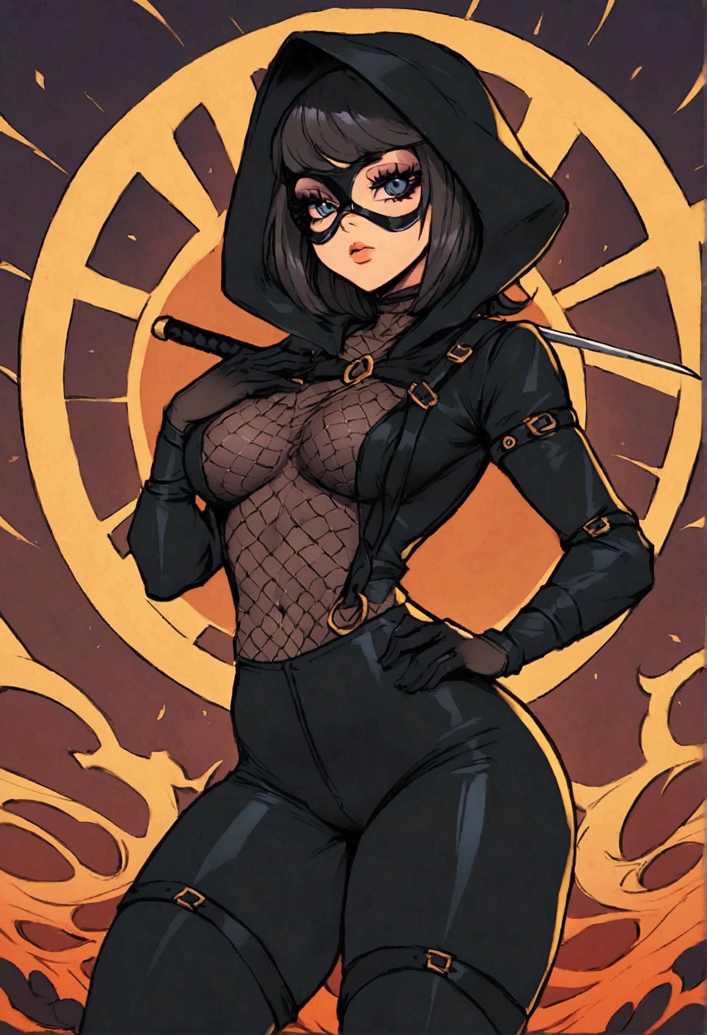 <lora:Himukai_yuuji-NAI-LyCORIS-v2:0.9> a catgirl thief wearing goggles and looking real smug about herself