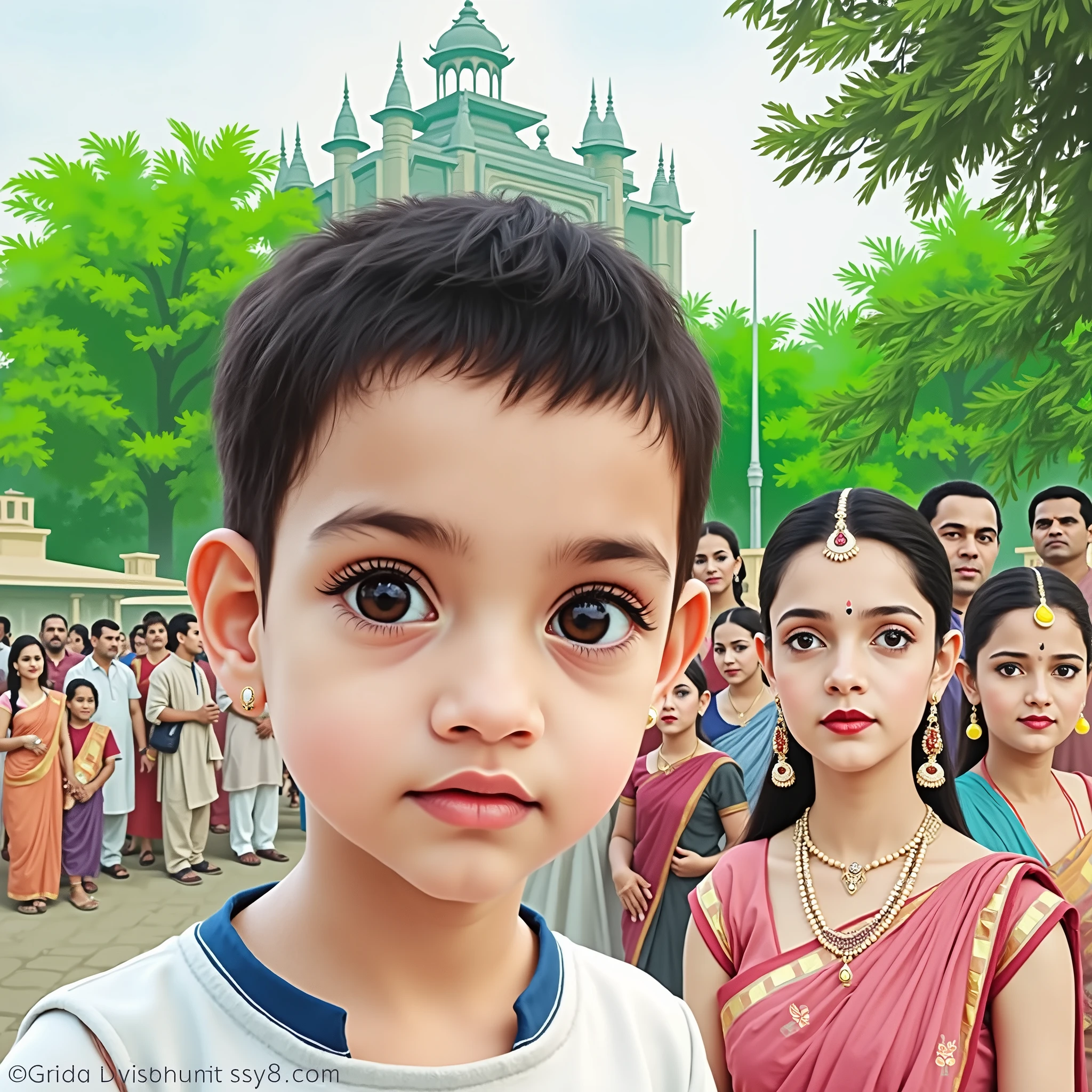 indian brown boy, hyper realistic, seating in park, looking right side, clear hd photo, 4k ,real indian brown colour scene tone, ultra hd , brown boy, looking right side --auto --s2