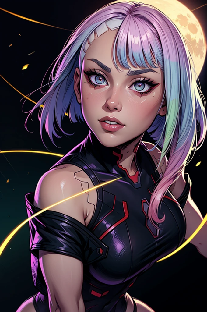 NSFW, headpat ,1girl, 1man, hand on another's head, pov, high angle view, ahegao face, rolling her eyes,(masterpiece, best quality, photo realistic:1.4), (shiny skin), (UHD, 8K wallpaper, High resolution), Perfect anatomy, Cinematic lighting, physically-based rendering, award-winning, extremely detailed skin, extra detailed face, eyes with beautiful details, cammy white kneeling, green leotard, pigtails, red beret, scar on cheek, piercing blue eyes, blonde hair, (a man standing in front of a kneeling woman, grabbing her head)(girl kneeling in front of a man:1.3), (woman tilting her head up), (1girl: noseblush and naughty, eyelushing, in the office, (1man: a handsome man and wearing recruit suit, holding her head), shot from diagonally forward, shot from above, head grab, (scared:1.6)