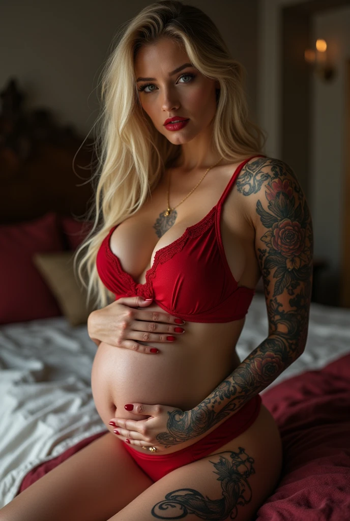 20 year old girl,fair white skin,tall,beautiful,elegant,perfect face, blonde hair,blue eyes, beautiful eyes,long hair,glossy lips,earrings, bracelet,enormous , enormous ass,l legs,thick thighs,fit body,attractive,blush,smiling,bar background,russian girl,necklace,one hand on boobs aner on pussy,winkinghigh heels,mascara, lipstick,a bit messy hair and ponytail,super hot,cum on body,lipstimarks,smiling,pregnant,completely naked,fingering,peeine cum