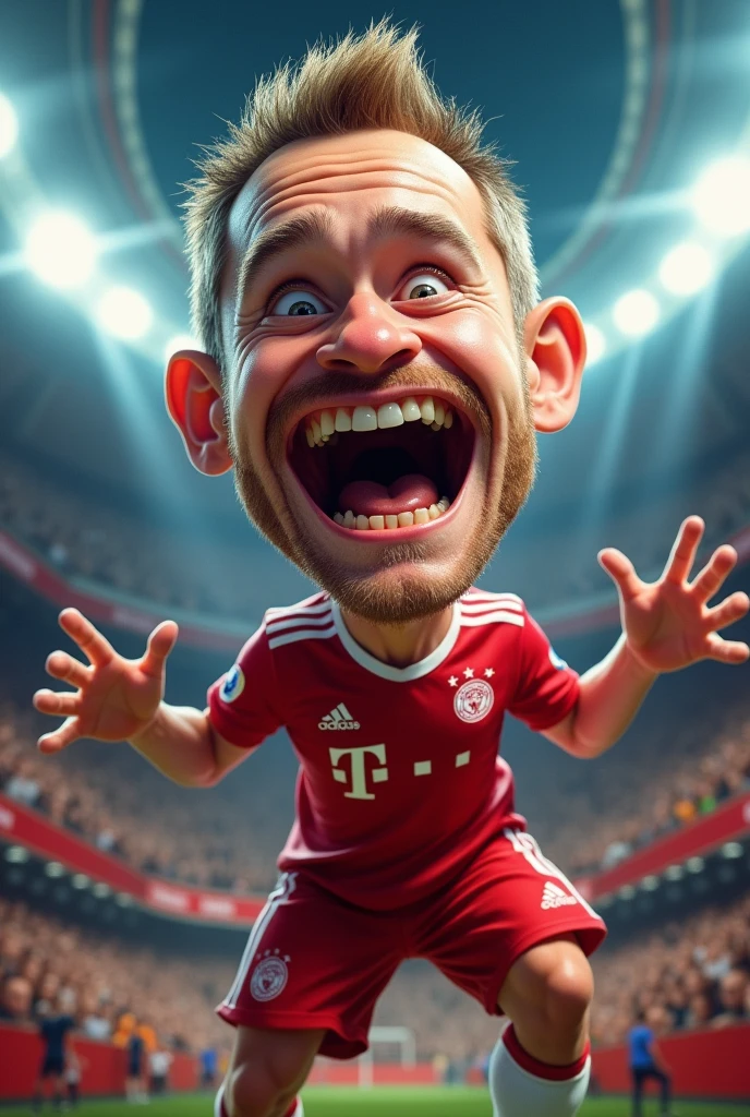 skin details,  Dappled Light, (ultra-detailed), (adult russian woman with a  brown veiny penis in her mouth), wet hair, (wearing Red Manchester United:1.4), beautiful looking, new jersey 2023, in old trafford football stadium background, 
(BlowjobTopofHeadPOVQuiron pose), oral, blowjob, Pov, focus on mouth, 
 (close-up:1.4), perfect eyes,
 <lora:SDXL1.0_quiron_BlowjobTopofHeadPOV_V4.1mx_lora:1.3>,