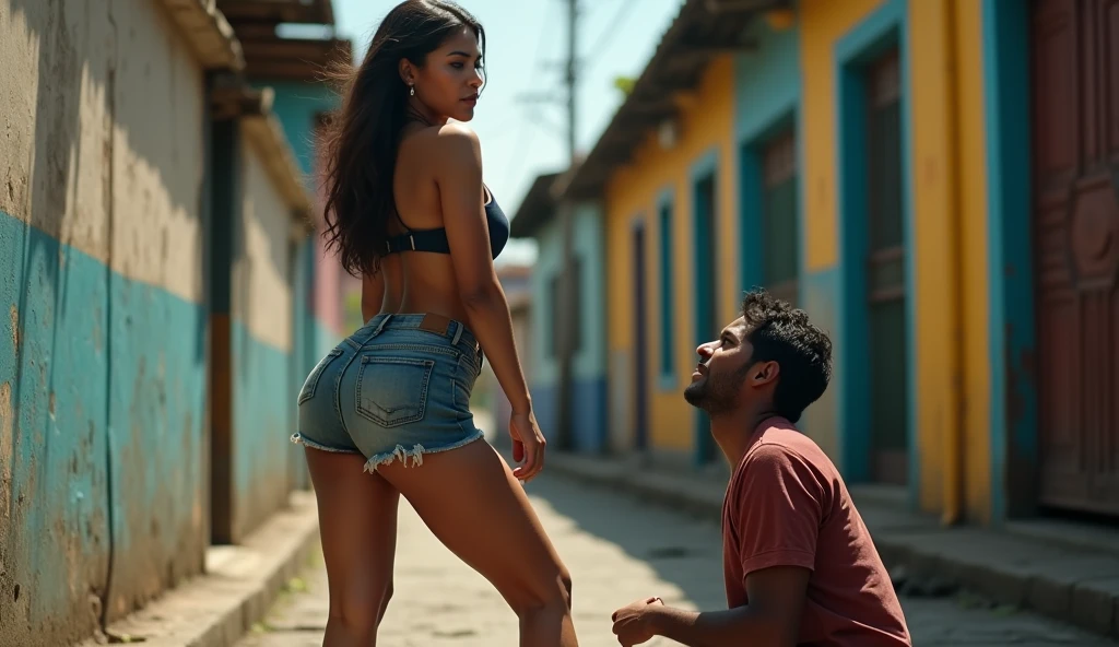 very cute india girl, nude, 18yo, tiny, anorexic, very skinny, very small breast, naked, crying, hurt, screaming, open mouth, sweaty, wet vagina, wet pussy, hugged tightly by big armed worker, sitting on big armed male worker, in the middle of workers, between workers, in the alley, very crowded, 4k, 8k, highres, best quality, realistic