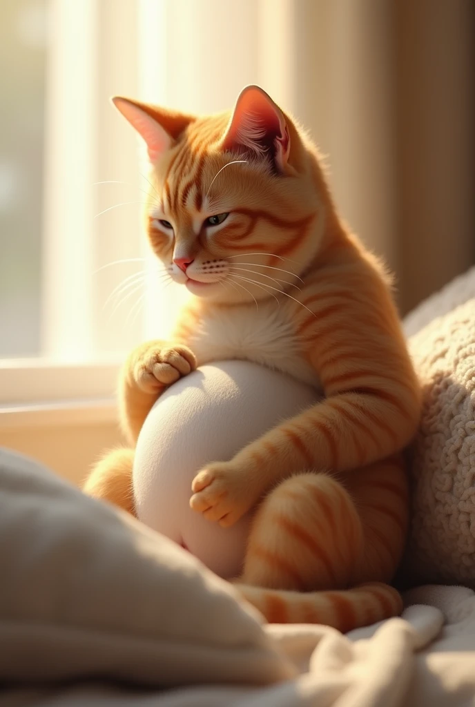 detailled skin texture, real life photograph of a woman in the office, living fursuit, anthro furry tiger, counter shading, mature female, slim, crouching, pussy, clitoris, <3, abstract background