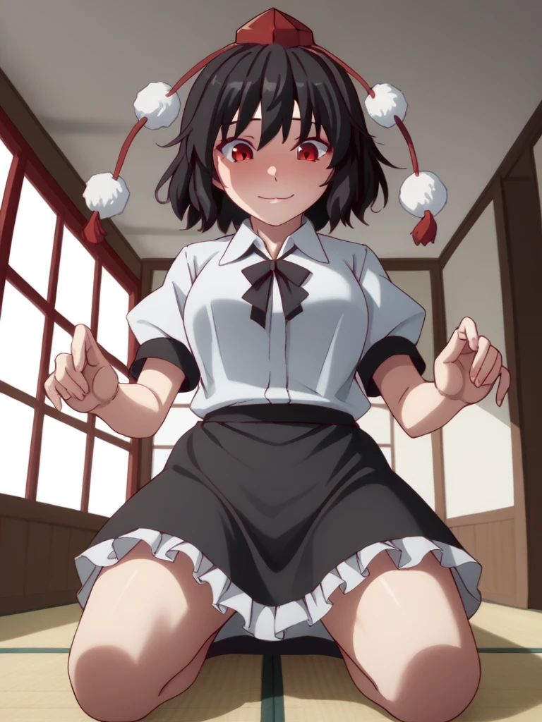 woman、Full nudity、Anguished expression、Sweaty、Fly Hearts、Eyes are hearts、squat、Is peeing、Spread your legs wide、Black Stockings、Japanese atmosphere