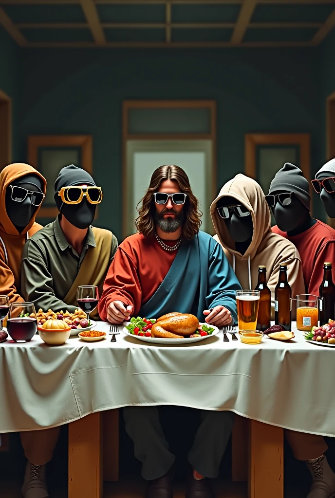 12 skulls last supper apostles