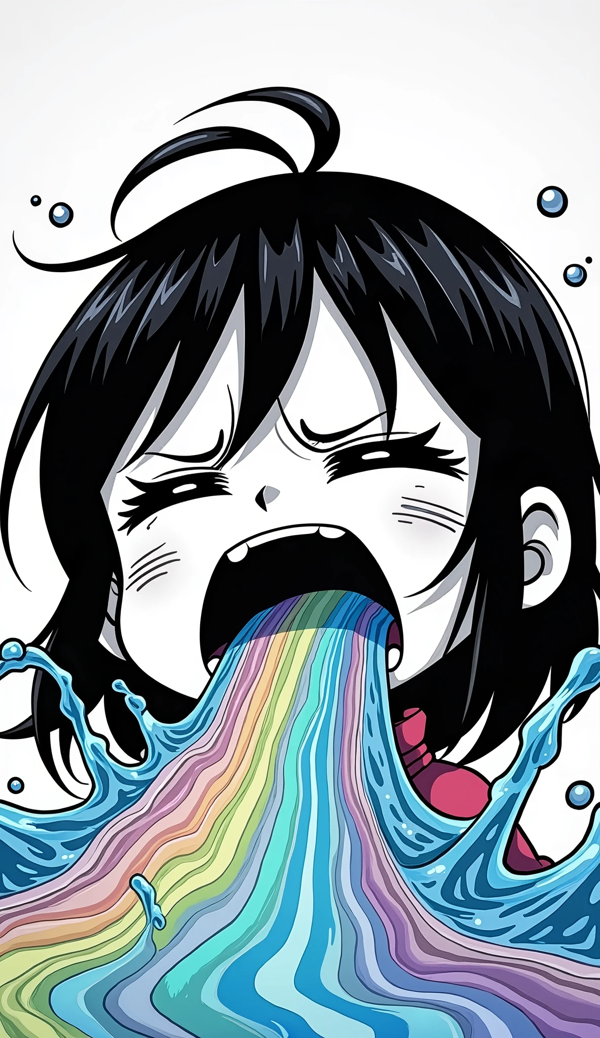 woman, cuminmouth, cum in mouth, nsfw, (open mouth), bukkake, facial, close eyes,
