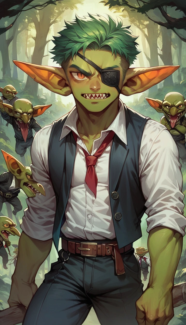 1 man, handsome man,(multiple goblins),( goblin:1.4), magical man,happy, masterpiece, best quality, highly detailed (handcuffs:1.3),,sex,,ass penetration,,cumdrip,(suck nipple),chest,narrow waist ,((photorealistic)) , (real men) , nsfw , ((goblin  man)) , ((gang rape)) , ((group sex)) , ((man become sex slave)) , ((slutty man)) , ((mindbreak)) , (((around golbin gangbang man))) , porn