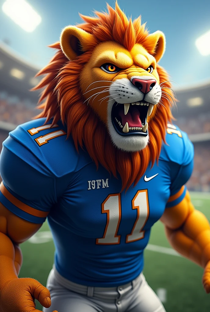 a football team animal mascot