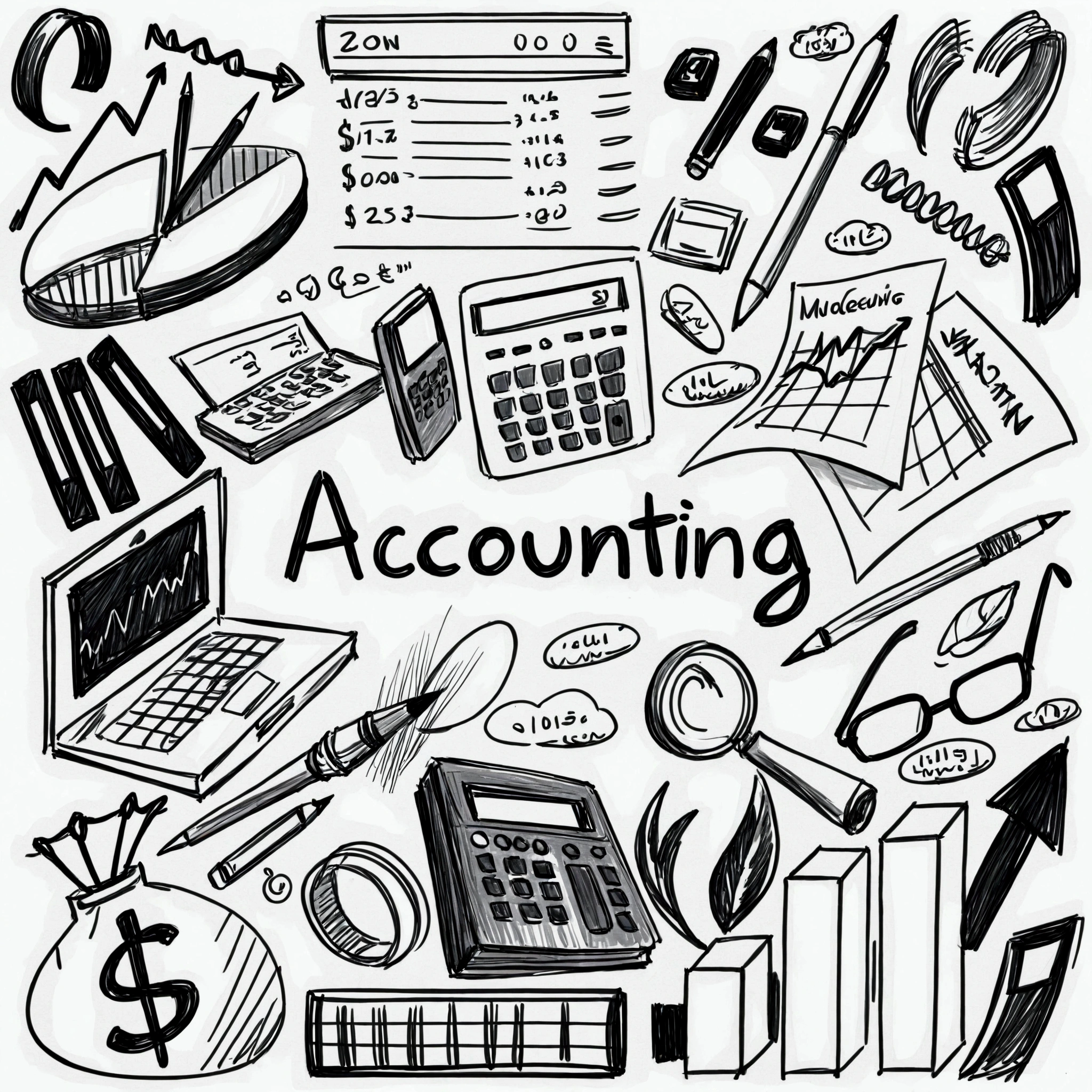 make a Management Doodle Sketch version of Accounting Doodle Sketch