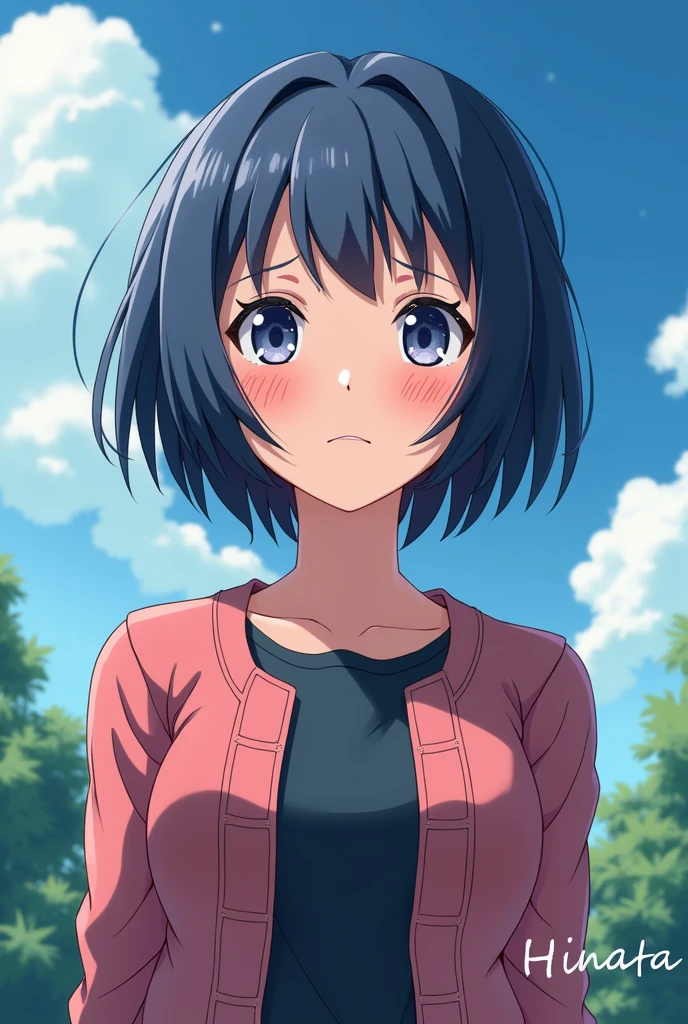 gridman, masutepiece, Best Quality, 1girl in, Black hair, Long hair, Blue eyes, thick thighs, Squat, Solo, skyporn, Looking at Viewer, day, cloud, Outdoors, Blue sky, Bangs, Closed mouth, Shirt, Bow, Closed mouth, School uniform, pleated skirt, Collared shirt, panties, Portrait, White shirt, low angle,