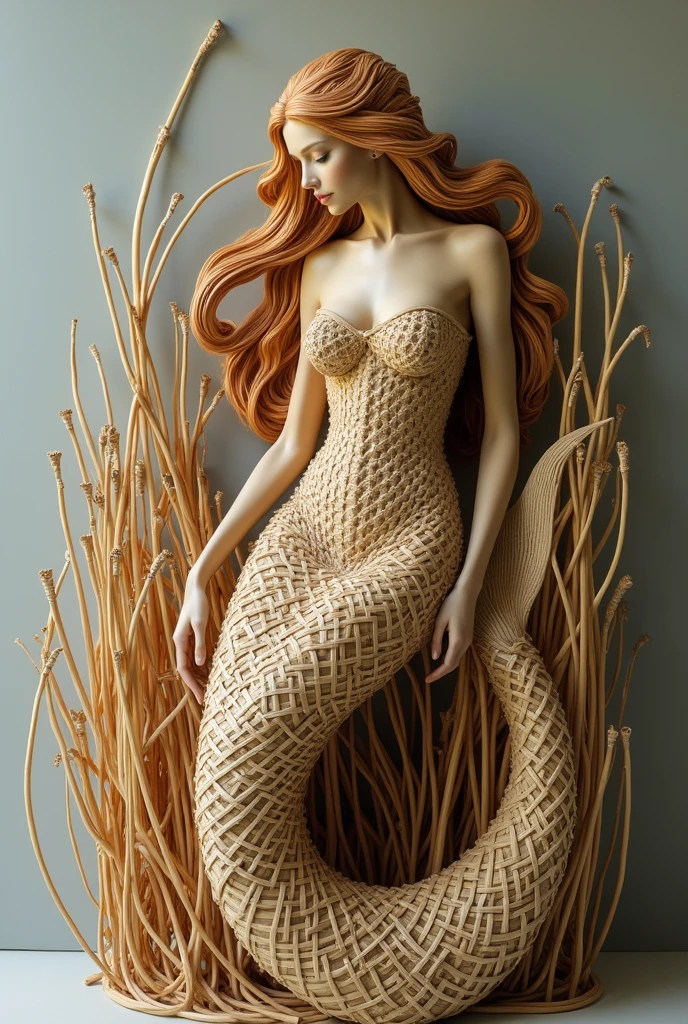 Art Nude Beauty Nude Medusa, The upper part of the body, Tussauds, The upper part of the body,The legs are open to reveal the lower body clearly