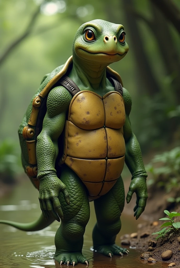 score_9, score_8_up, score_7_up, (clear simple background, white background, papyrus background),
 ((turtle:1.3)), _young, anthro, solo, male, (full_body, strong body, portrait, focus), beautiful, (Dressed) 