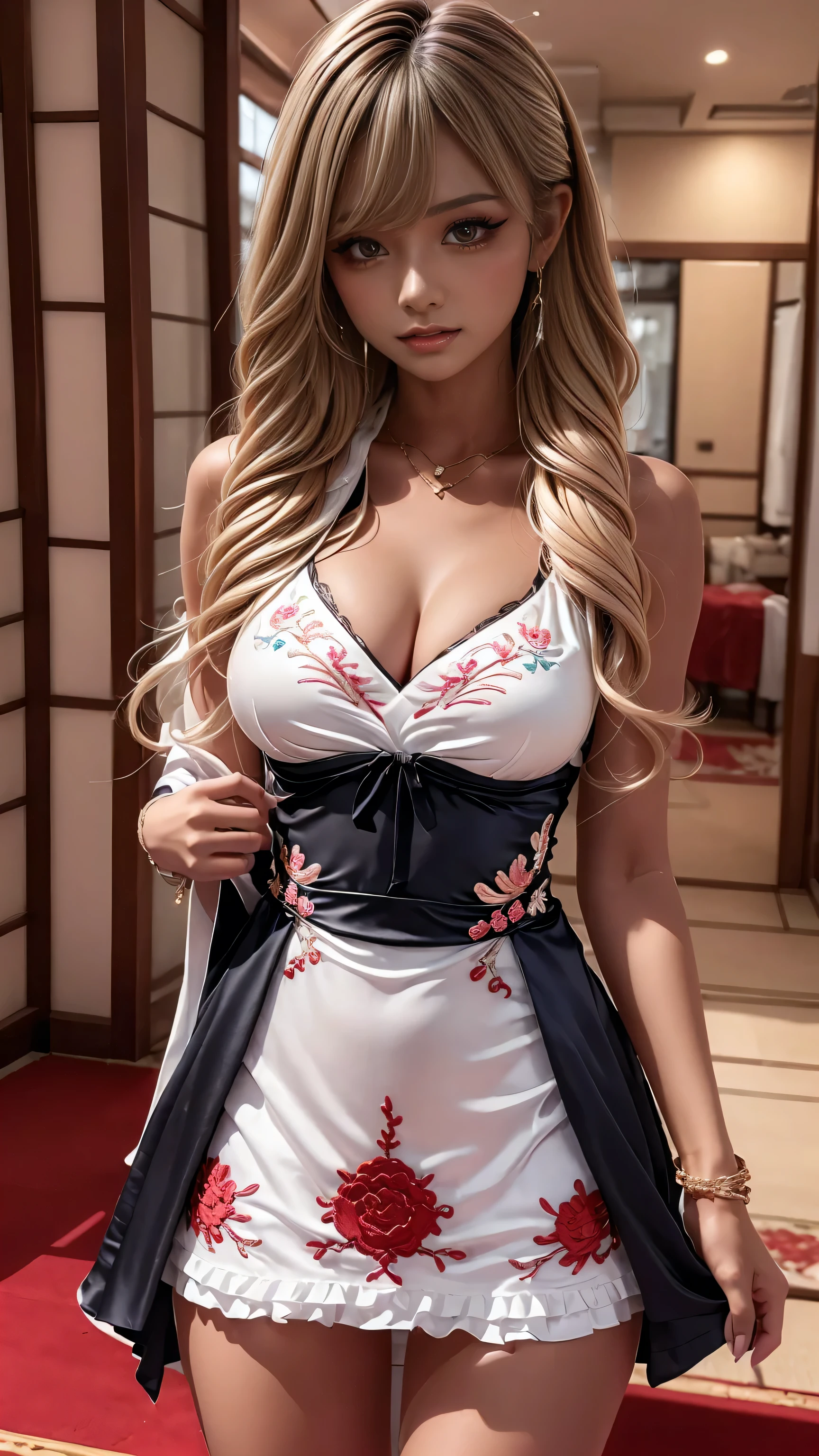 Mai shiranui, (melhor qualidade,ultra-detalhado),(realista:1.37), rosto lindo e detalhado, ultra-realista texture, rosto delicado, athletic body, cores vivas. High definition, 8K