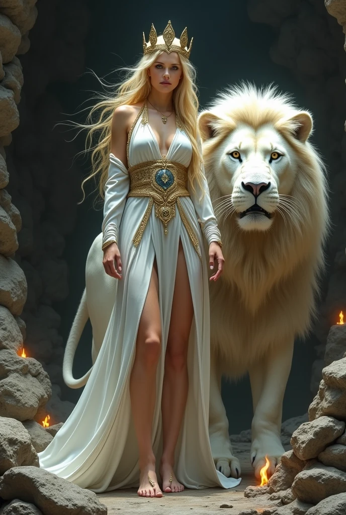 deusa Atena,Leo,Delicate facial features,blond hairbl,Long curly hair,big breasts body,upper legs,Gold Saint Seiya,Gold concept,Gold armor,Multiverse,glitters,(datura,Tangles,entangled),holy rays,gold foil,Luminous constellations,with light glowing,with light glowing,with light glowing,with light glowing,Starlight magic,Ride a lion,Huge lion