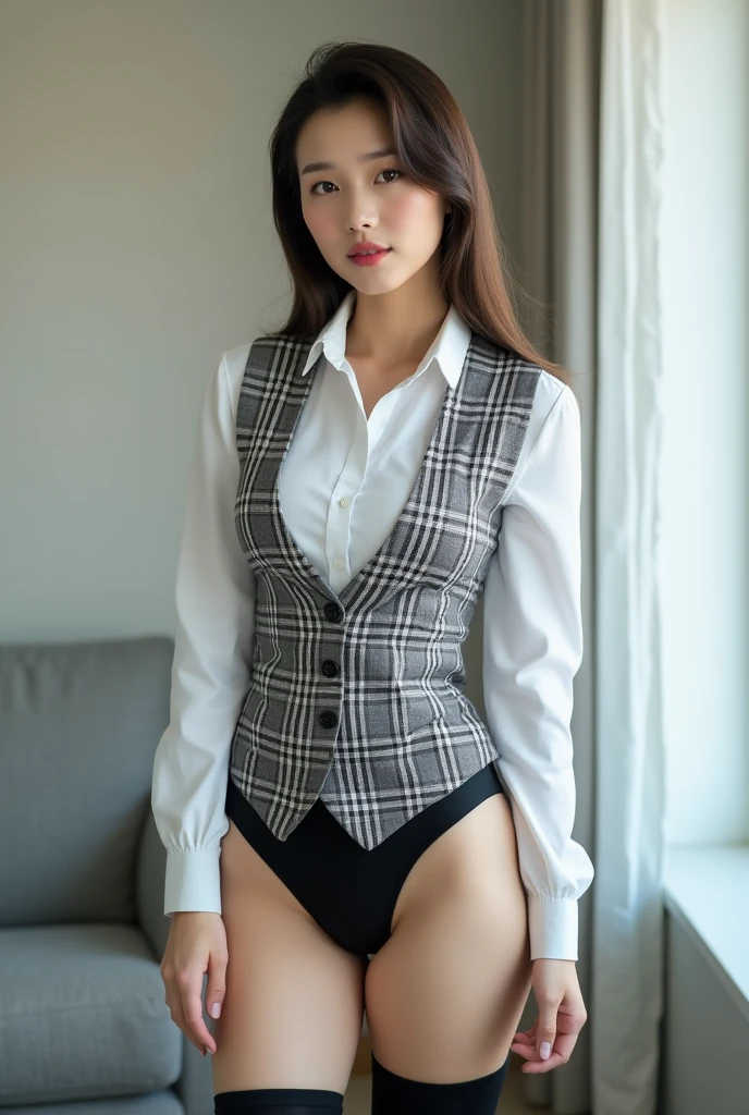 (top-quality、8K、32K、​masterpiece、nffsw:1.2)、1girl in、Beautiful Korea、korea、A Japanese Lady、big breasts thin waist、Sheer little underwear、from the rear、Office、desk work、(stick out buttocks:1.2)、finerly detailed face、nice butt、toned buttocks
No lipstick、flawless、The best works adult elegance、Beautiful with a bare face、No makeup、large boob、Big buttocks、thin-waist、perfectly proportions、No makeup、No lipstick、Wavy Hair、女優、top grade、Best Beautiful、High elegance、Elegant、masutepiece、Korea、Korea、jpn、women's pictures、Serious woman、No makeup、No lipstick、At 8K、top-quality、30 years old、Bursting breasts beauty、Top image quality、Natural complexion、Company Desk、From bras、Udder visible、You can see you from your clothes、officeworker、Presidential Secretary、jaket、校服、Spring clothes、Blazer Uniform、Sexy white lace panties、Panties visible from a normal-length skirt、Pretty figure、Trim your hair、Open your legs、、Lace sexy white lace panties visible.updo hair、No lipstick