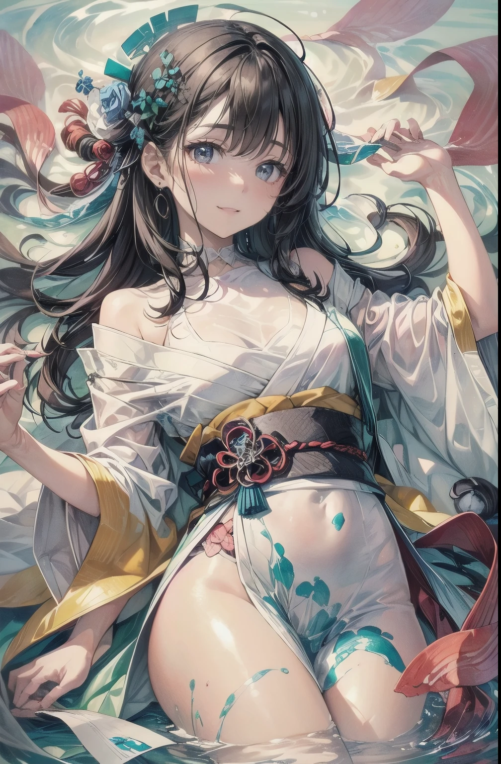 (Super high quality)、(super high quality)、(最高masterpiece)、(32K)、tradition、(Ukiyo-e)、Chojugiga、girl、rabbit、frog、Hokusai、small butt、thin thighs、
masterpiece、highest quality、beautiful、(accidental upskirt)、(panties are visible)、(Realistic panties:1.3)、(Focus on the whole body:1.2)、(Realistic Mekosuji)、リアルなgirlの体、リアルなgirlの等身,、(Through the pantiesオマンコ:1.1),(realistic skin)、(detailedパンティー:1.1),(Only the panties are visible:1.5),(Through the pantiesオマンコ:1.2),(Pubic hair visible through panties)、(Accidental nipple exposure)、(Super crisp panties)、(very erotic panties)