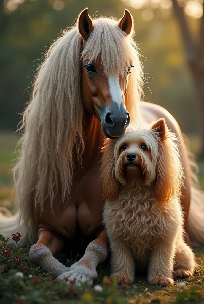 NSFW (nude) (Melissa Benoist medium breasts, strip of pubic hair) full, body, penis in mouth, blowjob with a (white pitbull dog with dog penis), fully body, on a deserted beach
