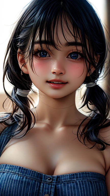 Not suitable for working hours,((BDSM,黑色枷Lock:1.3,Lock)),((Perfect anatomical structure,Practical,:1.3,Original Photography:1.3,masterpiece、best quality、Ultra - high resolution、high resolution、Highly detailed CG、8K)),Cowboy shooting,1 female,Solitary,20-year-old beauty,((Beautiful face and eyes,big、beautiful eyes),Dark brown eyes,open mouth,Slobber,((Brown hair,Long hair,forehead,Middle parted hair:1.2、Straight Hair)),(Huge Breasts,slim body,Small head:1.3,Skinny,Bronze skin,Shiny skin,Oily skin,Glowing skin,Sweat:1.7),(((Cheerleader,blue Cheerleader uniform,Love Juice:1.3)),Stand and split legs:1.5,Wardrobe、