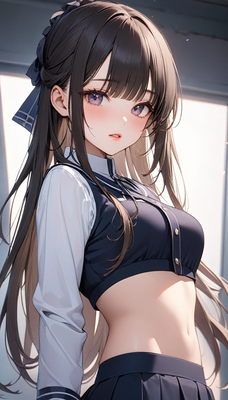 Black skin，Lori，school uniformss，jk，Poor milk，seductiv，Tsundere