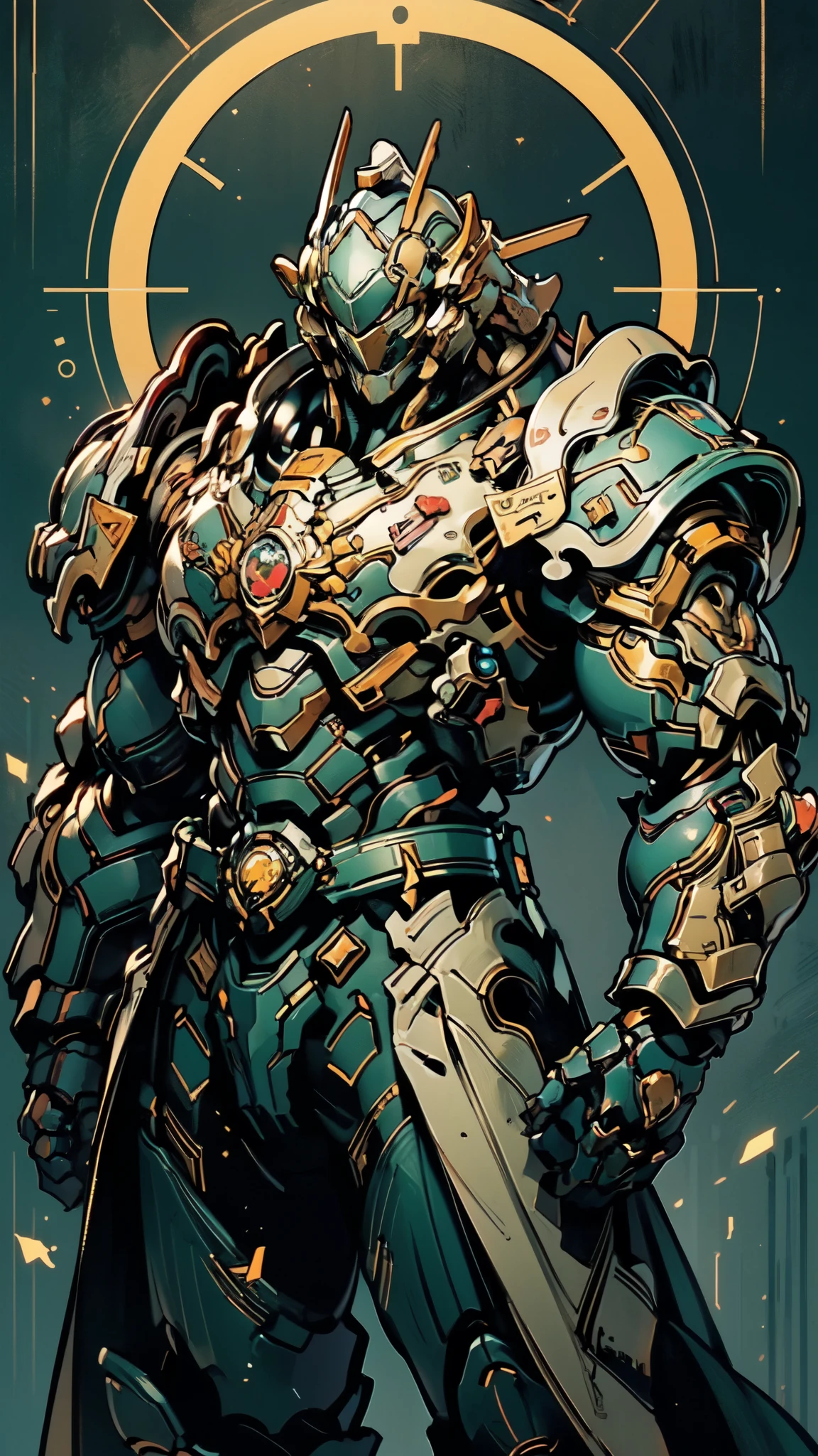 (masterpiece:1.5, best quality:1.5, extremely delicate:1.5), ((male:1.5)), a man wearing a full-face helmet, a biotech armored combat suit, green eyes, (a composite layered chest armor), fully enclosed shoulder guards, matching arm and leg guards, a belt of gemstone, (the color scheme is primarily Black with Yellow and Green accents), the design balances heavy with agility, a high-tech bio-mecha armor, (Armor Concept Inspired by Space Marines, stand of a futuristic sci-fi city), this character embodies a finely crafted fantasy-style armored hero in anime style, exquisite and mature manga art style, (element, plasma, energy, the armor glows), metallic, high definition, highres, ultra-detailed, ultra-fine painting, professional, perfect body proportions, golden ratio, anatomically correct, symmetrical face, extremely detailed eyes and face, high quality eyes, creativity, RAW photo, UHD, 32k, Natural light, cinematic lighting, masterpiece-anatomy-perfect