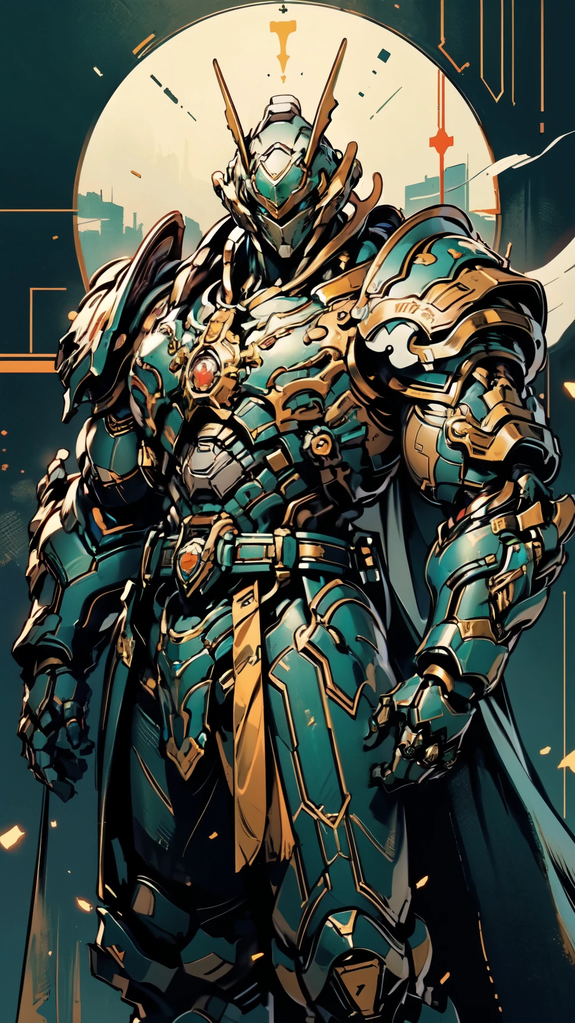 (masterpiece:1.5, best quality:1.5, extremely delicate:1.5), ((male:1.5)), a man wearing a full-face helmet, a biotech armored combat suit, green eyes, (a composite layered chest armor), fully enclosed shoulder guards, matching arm and leg guards, a belt of gemstone, (the color scheme is primarily Black with Yellow and Green accents), the design balances heavy with agility, a high-tech bio-mecha armor, (Armor Concept Inspired by Space Marines, stand of a futuristic sci-fi city), this character embodies a finely crafted fantasy-style armored hero in anime style, exquisite and mature manga art style, (element, plasma, energy, the armor glows), metallic, high definition, highres, ultra-detailed, ultra-fine painting, professional, perfect body proportions, golden ratio, anatomically correct, symmetrical face, extremely detailed eyes and face, high quality eyes, creativity, RAW photo, UHD, 32k, Natural light, cinematic lighting, masterpiece-anatomy-perfect