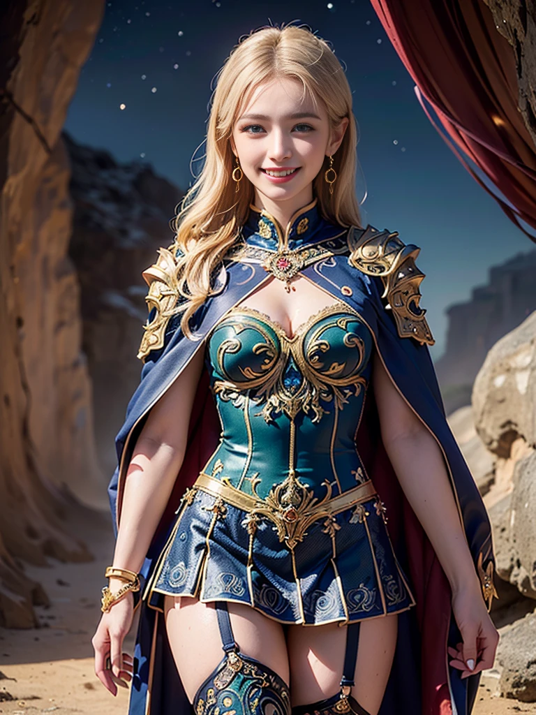 (((masterpiece, best quality))), (((high quality))), (((high resolution illustration))), (((hyper detail))),(NSFW), (((Wordsworth's Sharon))),(((Very beautiful long blonde hair))), (((Very beautiful face))), ((((Detailed face)))),(((very beautiful blue eyes))),(((Realistic Skin))),(((her face is flushed))),(((slim body))),(((slim thighs))),(((small breasts))),(((very beautiful slender legs))),(((armor with extremely detailed and intricate decoration that shows her cleavage))),(((A skirt with extremely detailed and intricate decoration))),(((Boots with extremely detailed and intricate decoration))),(((A cloak with very detailed and intricate decoration))),(((beautiful earrings))),(((beautiful hair ornaments))),(((at the very beautiful grassland))),(((wet her skin))),(((1girl))),(((1boy))),(((saliva))),(((smiling gently))),(((walking))),
