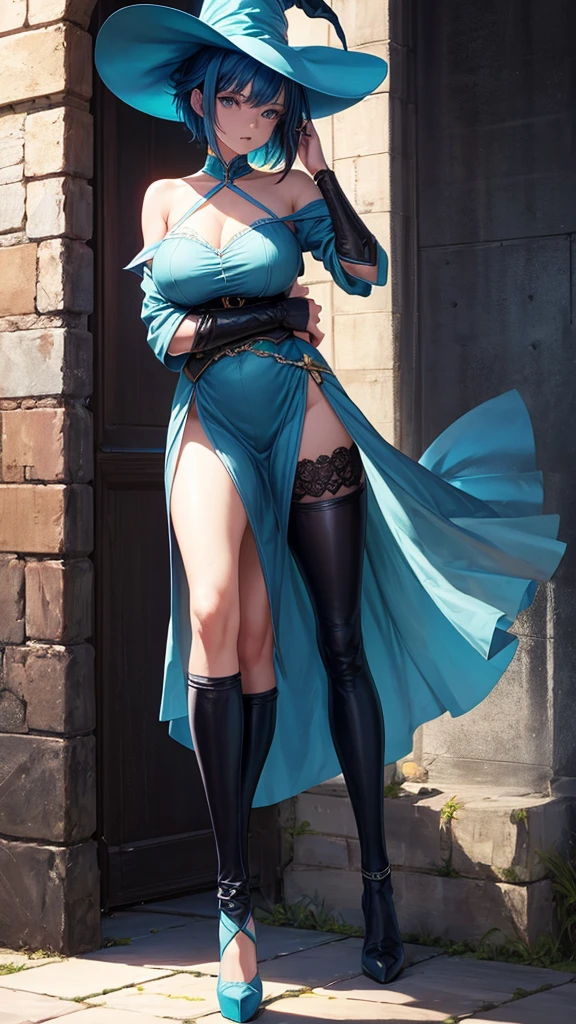 masterpiece, highest quality,, highly detailed background, perfect lighting, (beautiful, highest quality:1.1), masterpiece, perfect eyes, (beautiful), (erotic:1.2) cleavage,short hair, Bright light blue hair, looking at the viewer,(masterpiece, highest quality:1.1), sage_(DQ3),,blue hair, circlet, normal breasts, yellow gloves,small white miniskirt dress, belt, cape, boots, cleavage, bare shoulders,close your eyes tightly、open your mouth and suffer、sweaty、drenched in sweat、(Full body image:1.3)、(super huge cleavage:1.2)、(Super big breasts:1.2)、(Clothes are torn to shreds:1.9)、(The skirt is so short that my underwear is completely visible:1.8)、(Underwear is white panties:1.8)、(Shibari:1.8)、(open your mouth:1.5)、(close your eyes tightly:1.8)、(endure suffering:1.5)、(put your hands behind your back:1.8)、(tied with a rope and hung:1.9)、(The whole body is tied with rope:1.9)、(My clothes are soaked and shiny:1.5)、(Clothes are soaked and see-through:1.8)、(plump body:1.8)、(Stand one knee:1.8)、(息を切らしてpainful:1.8)、(His body is bound with ropes and he is restrained.:1.9)、(My knees are tied with a rope:2.9)、(Thighs tied with rope:2.9)、(A rope wraps around my stomach:1.8)、(My whole body is getting wetter and wetter:1.5)、((My whole body is getting wetter and wetter:1.5))、(((もっともっと全身がsweatyでびしょ濡れ:1.5)))、(((My whole body is getting wetter and wetter:1.8)))、(((もっともっと超超sweaty:1.8)))(((もっともっと超超drenched in sweat:1.8)))、((More and more super super wet:1.8))、(More and more super super clothes are torn and torn to shreds.:1.8)、(Being squeezed by the monster behind:1.8)、(敗北してMy whole body is full of scratchesでズタボロ:1.8)、(My whole body is full of bruises:1.8)、(The whole body is dirty and dirty:1.8)、(It hurts to breathe:1.6)、(My whole body is full of scratches:1.8)、(My whole body is full of scratchesで力尽きる:1.9)、(I ran out of energy and fell apart:1.5)、(I'm out of breath:1.8)、(painful:1.8)、(strangled with a rope:1.8)、(suspended from above by a rope:1.9)A broken cane is lying around