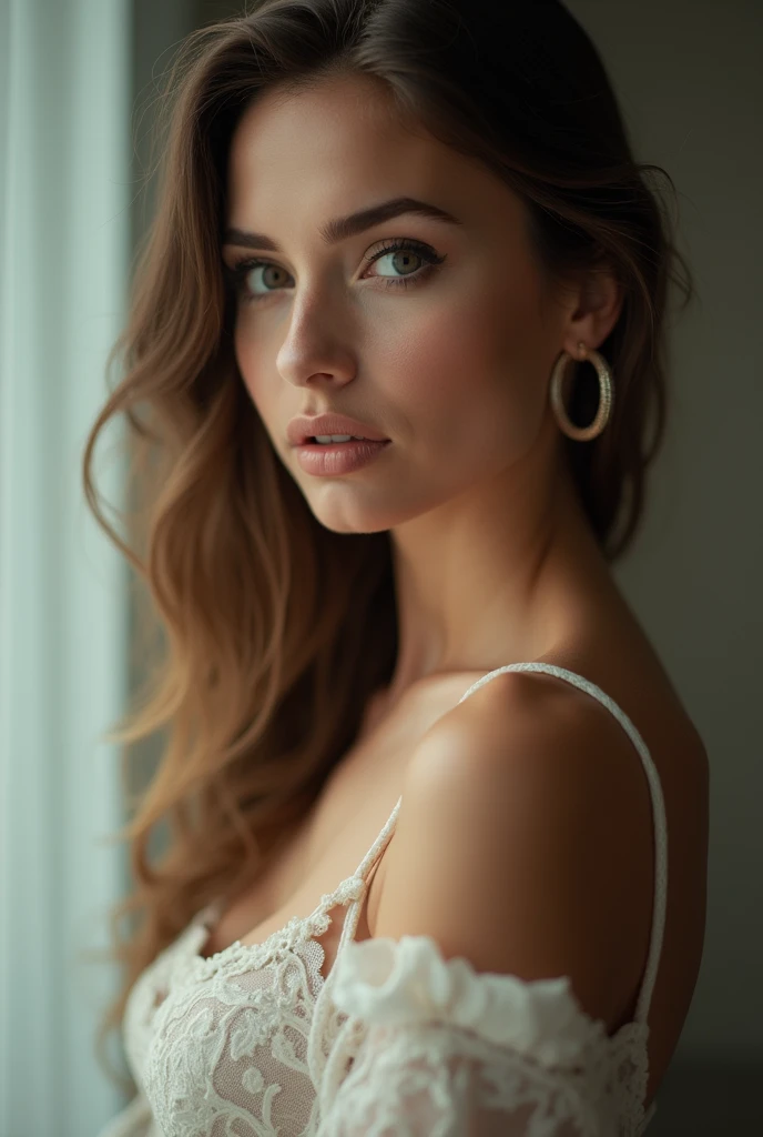 Busty sexy woman Beautiful woman in HD 4k