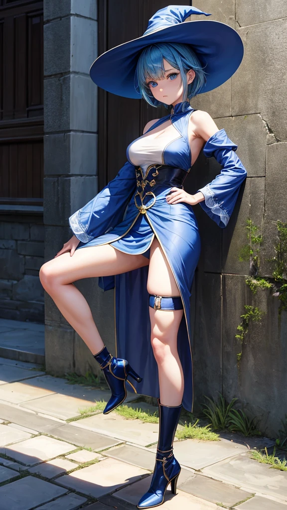 (Obra maestra, highest qualityr, highest resolution, distinto_Imagen, Detalles detallados): (solamente, Lonely girl, Japan Face, Chica de cabello azul, pelo corto, Figura de cuerpo completo, Small Size Breasts, Brillantes ojos azules, Traje de piloto en tono metalizado blanco y azul, color negro, Ropa ajustada, ropa que cubre todo el cuerpo, belleza, cuerpo delgado, exoesqueleto, Botas hasta la rodilla, heroine, supino, Muslos abiertos de lado a lado, Guantes hasta el brazo, auriculares de casco)