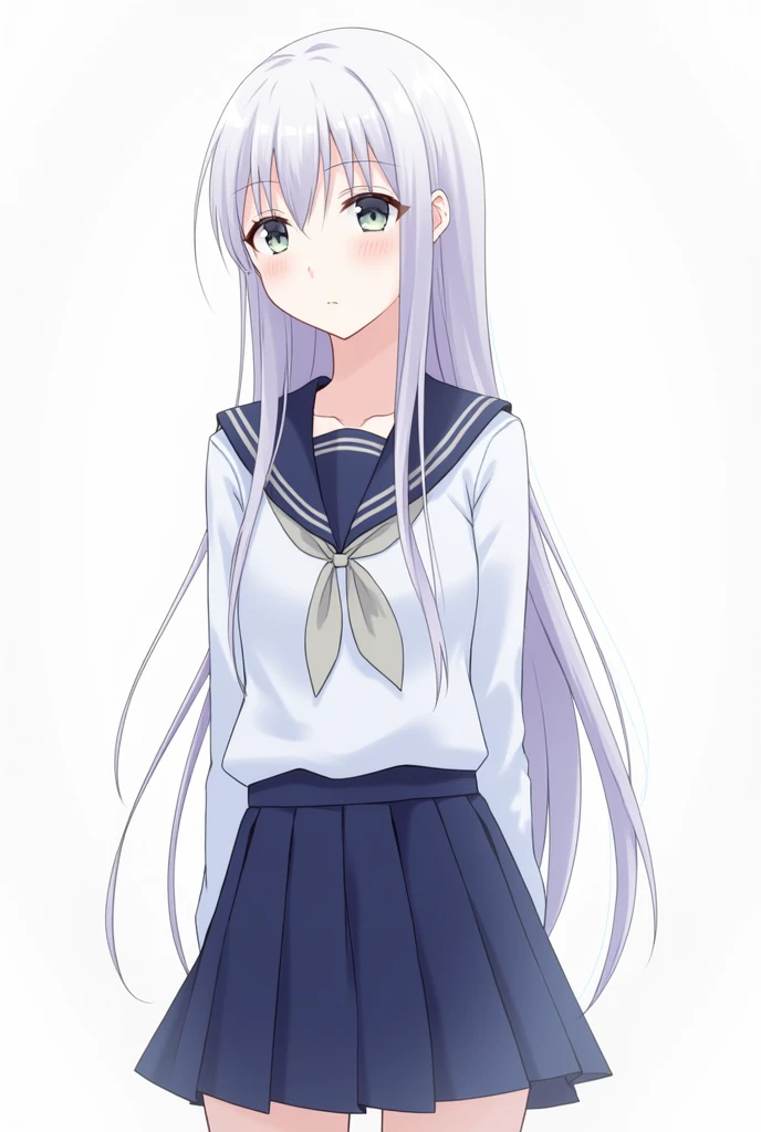 masterpiece, best quality, highres, {beautiful detailed eyes}, finely detail, Depth of field, 4k wallpaper, bluesky, cumulus, wind, insanely detailed frilled skirt, extremely detailed lace, BLUE SKY, very long hair, There are many scattered luminous petals, colorful flowers, Depth of field, 
(white serafuku and short white skirt:1.1), (endlessly growing absurdly long hair:1.2), (thick thighs:1.0), (skirt blown up by wind and white fundoshi and cameltoe:1.1), (shy and blush and angry:1.1), (from below:1.1)