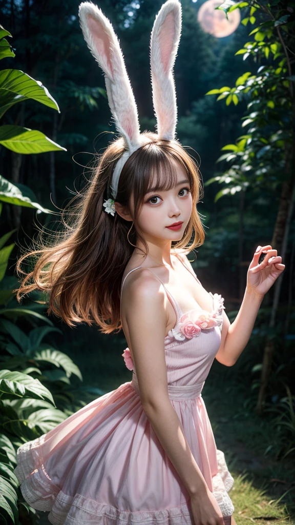 rabbit ears,woman
